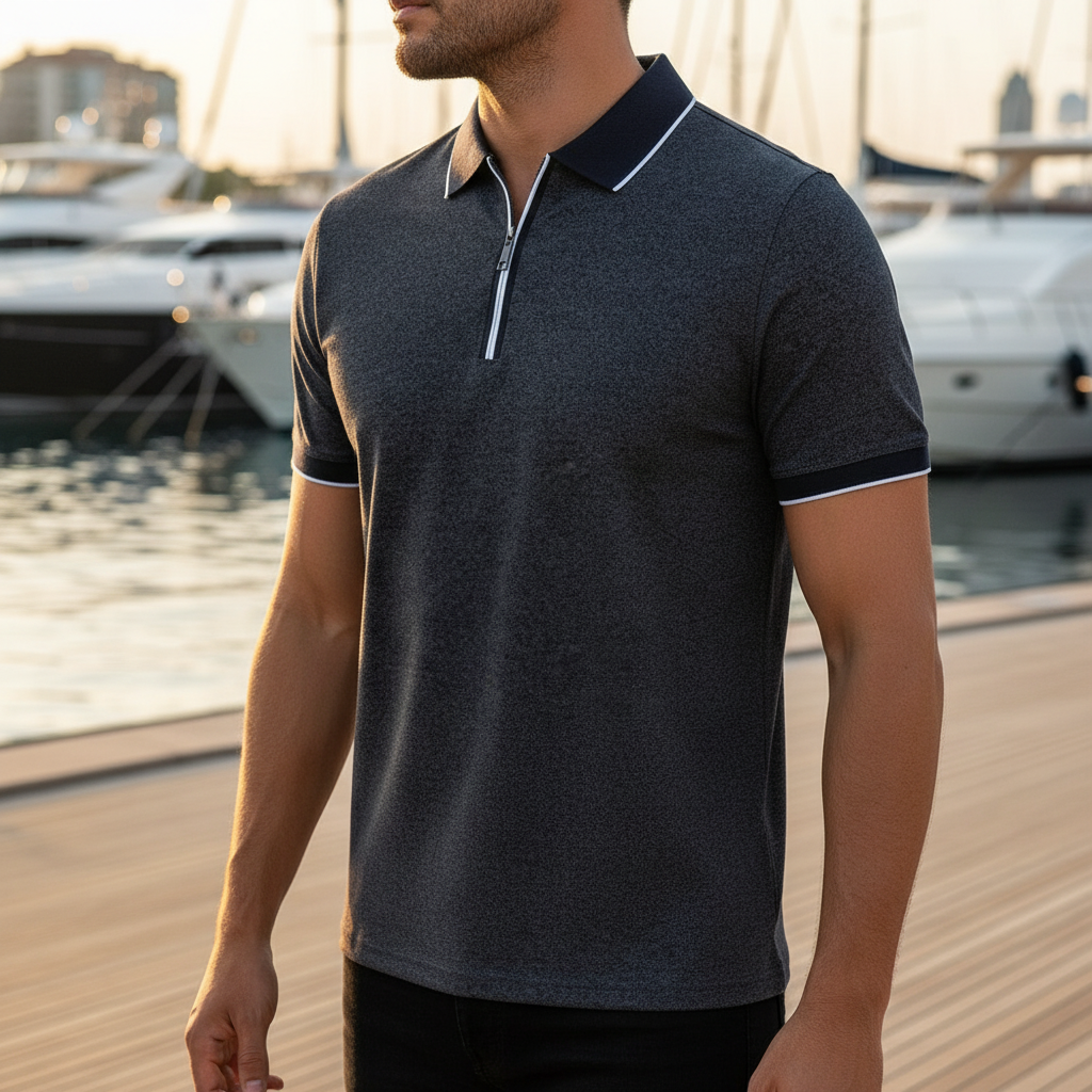 Ashton Zip Polo — Hopeforwho (view 5)