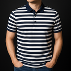 Broughton Striped Cotton Polo — Hopeforwho (view 7)