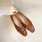 Leopard Vale Leather Flats — Hopeforwho (view 4)
