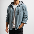 Mason Corduroy Hooded Shirt — Hopeforwho (view 3)