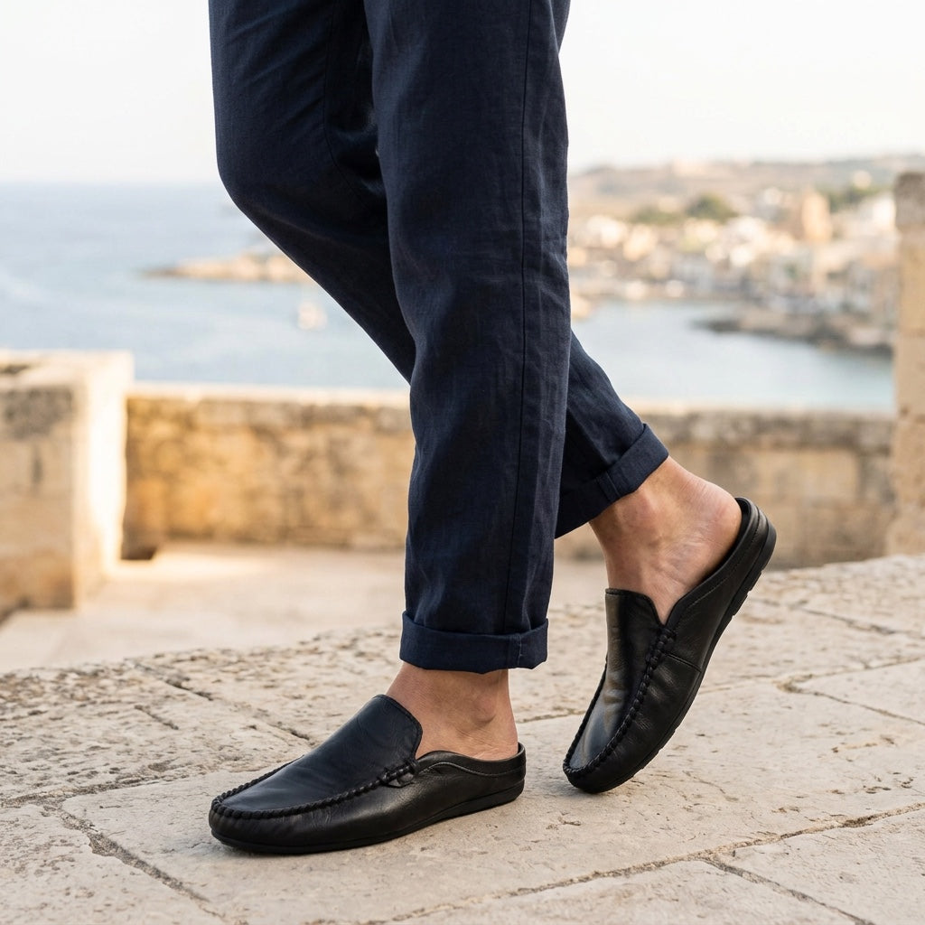 Cetara Leather Mules — Hopeforwho (view 9)