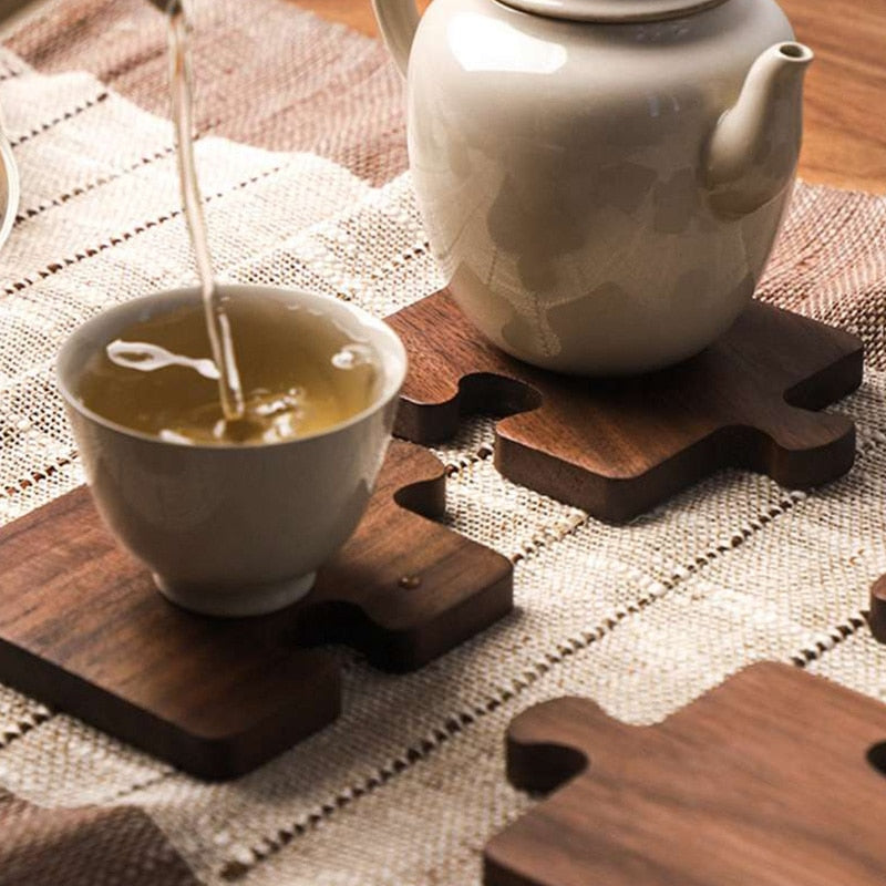 Puzzle Piece Coaster Set — Hopeforwho (view 2)