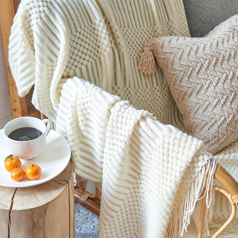 Veha Knitted Blanket — Hopeforwho (view 2)