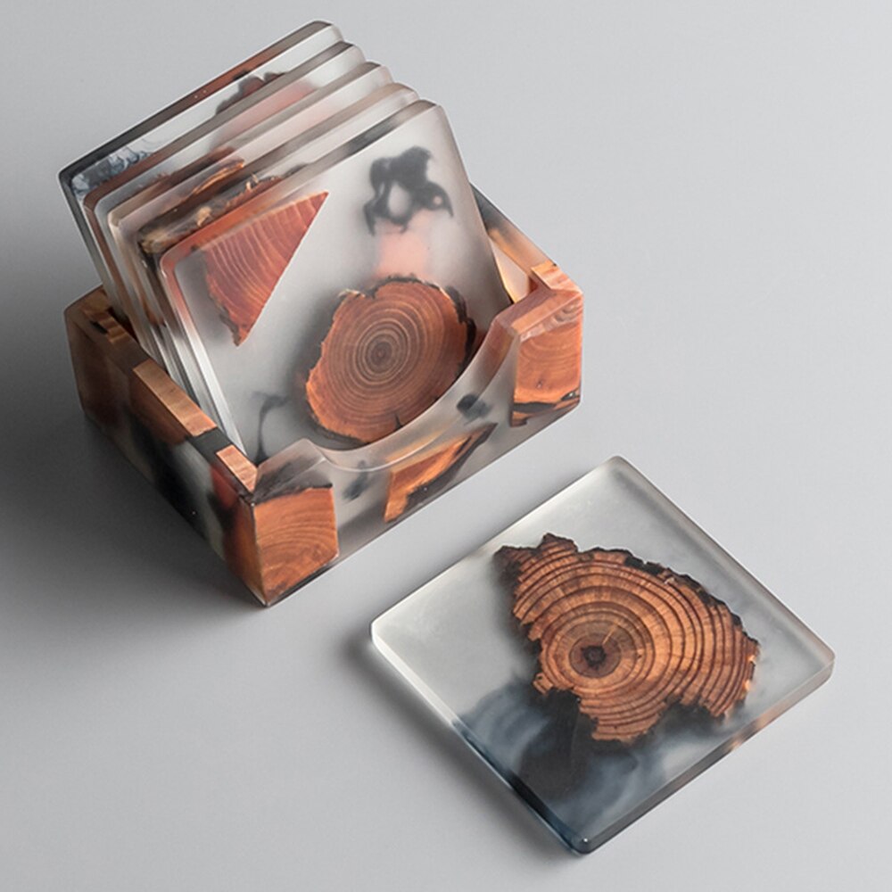 Pine Prism Coaster Set — Hopeforwho (view 3)