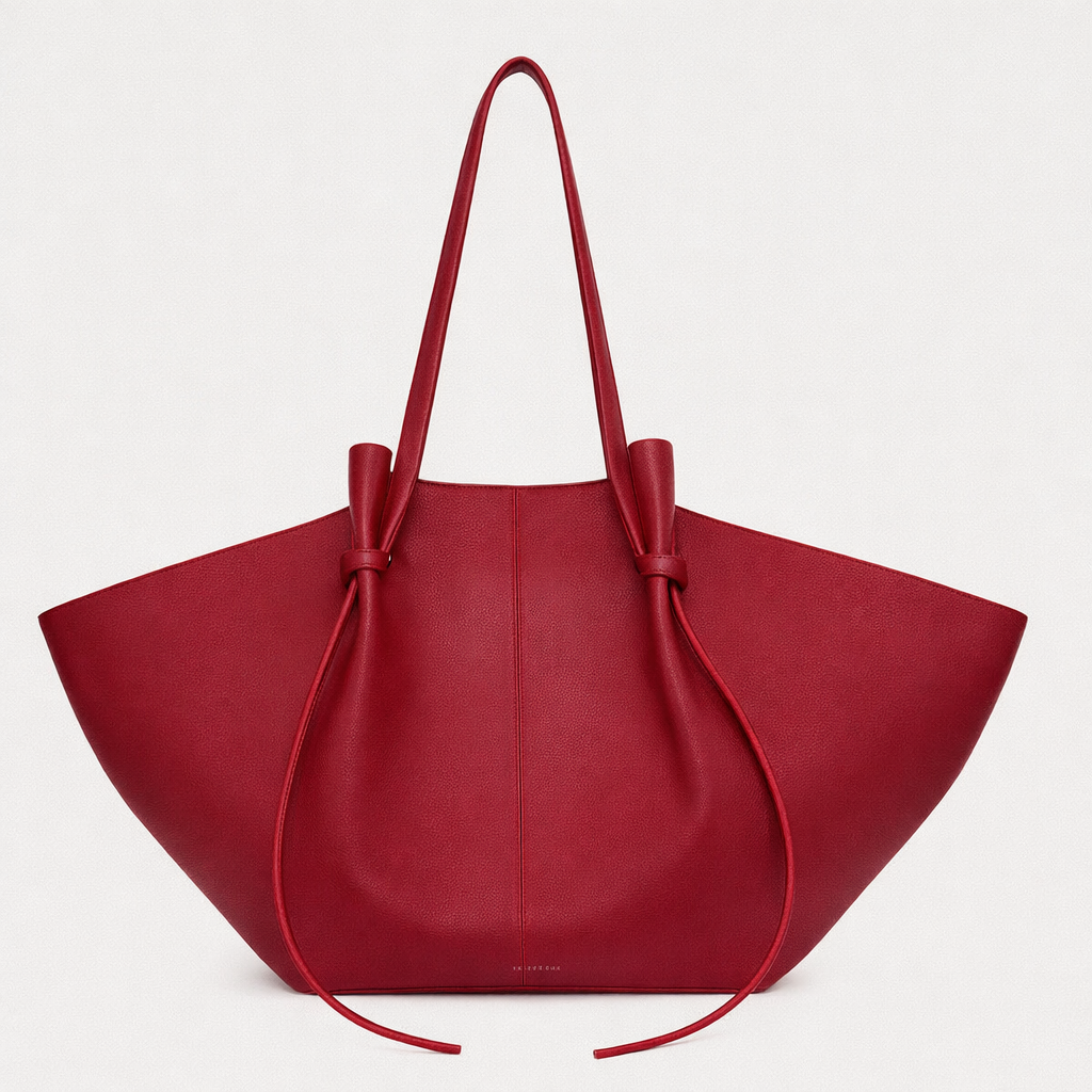Women's Italian Leather Tote Bag with Metal Accents | Savona — Hopeforwho (view 3)