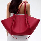 Women's Italian Leather Tote Bag with Metal Accents | Savona — Hopeforwho (view 2)