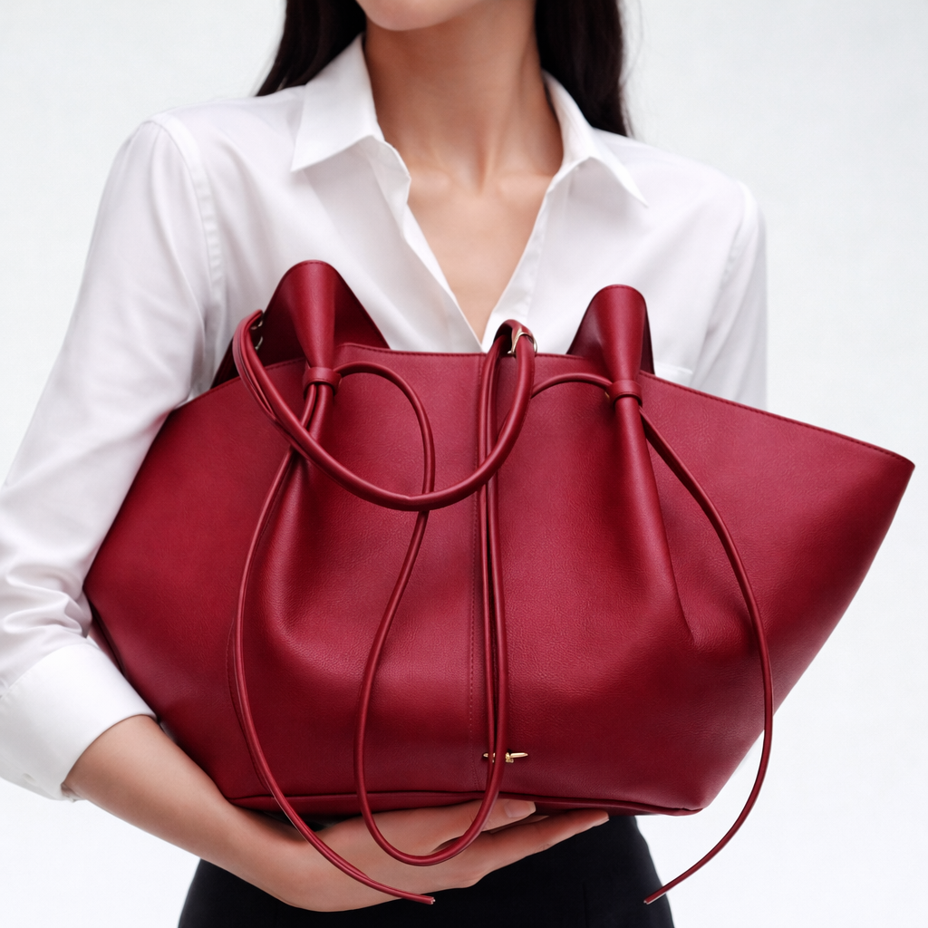 Women's Italian Leather Tote Bag with Metal Accents | Savona — Hopeforwho