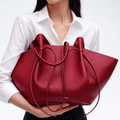 Women's Italian Leather Tote Bag with Metal Accents | Savona — Hopeforwho