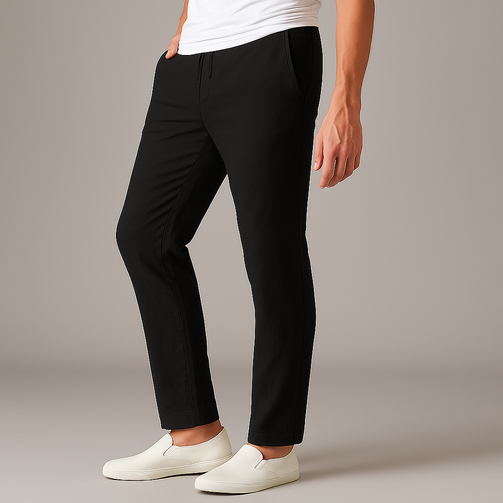 Linen Pants – Men's Drawstring Casual Trousers | Arden — Hopeforwho