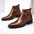 Savonti Men's Leather Harness Boots — Hopeforwho