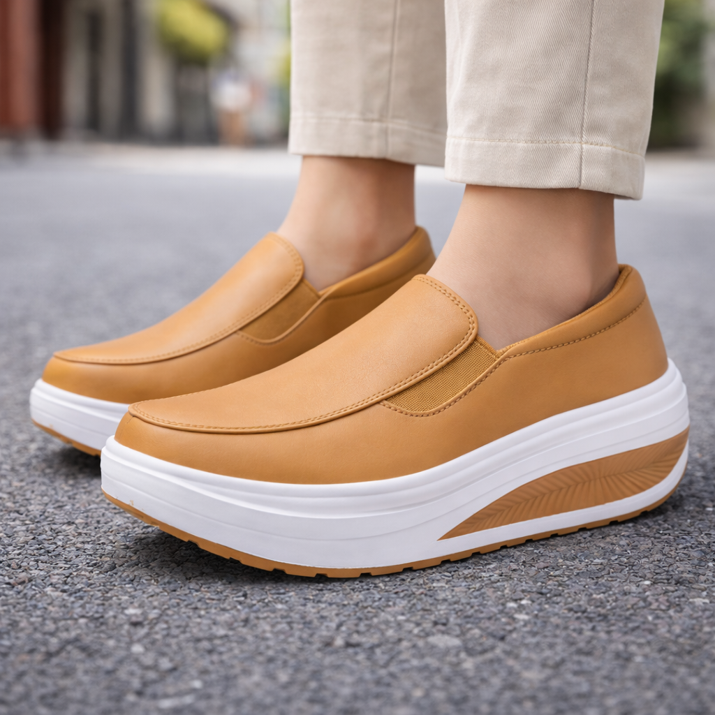 Leather Orthopedic Sneakers – Women's Comfort Shoes | Savona — Hopeforwho (view 2)