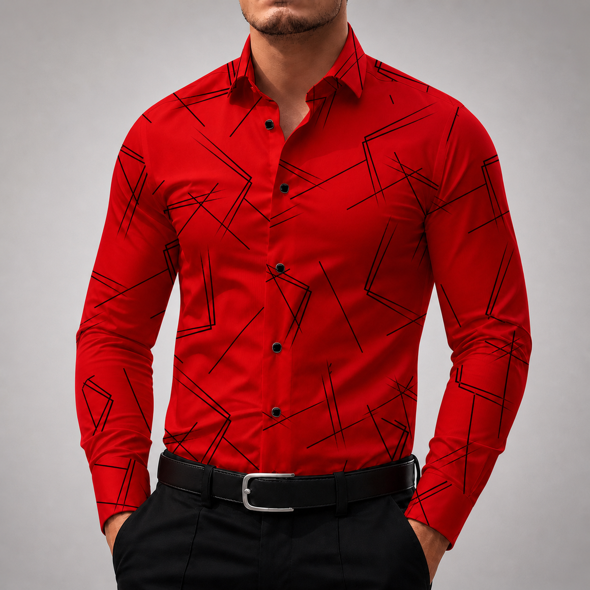 Arden Button-Up Silk Shirt — Hopeforwho (view 3)