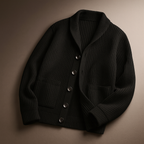 Men's Wool Button-Up Sweater with Pockets | Arden — Hopeforwho (view 6)