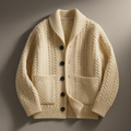 Men's Wool Button-Up Sweater with Pockets | Arden — Hopeforwho