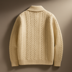 Men's Wool Button-Up Sweater with Pockets | Arden — Hopeforwho (view 2)