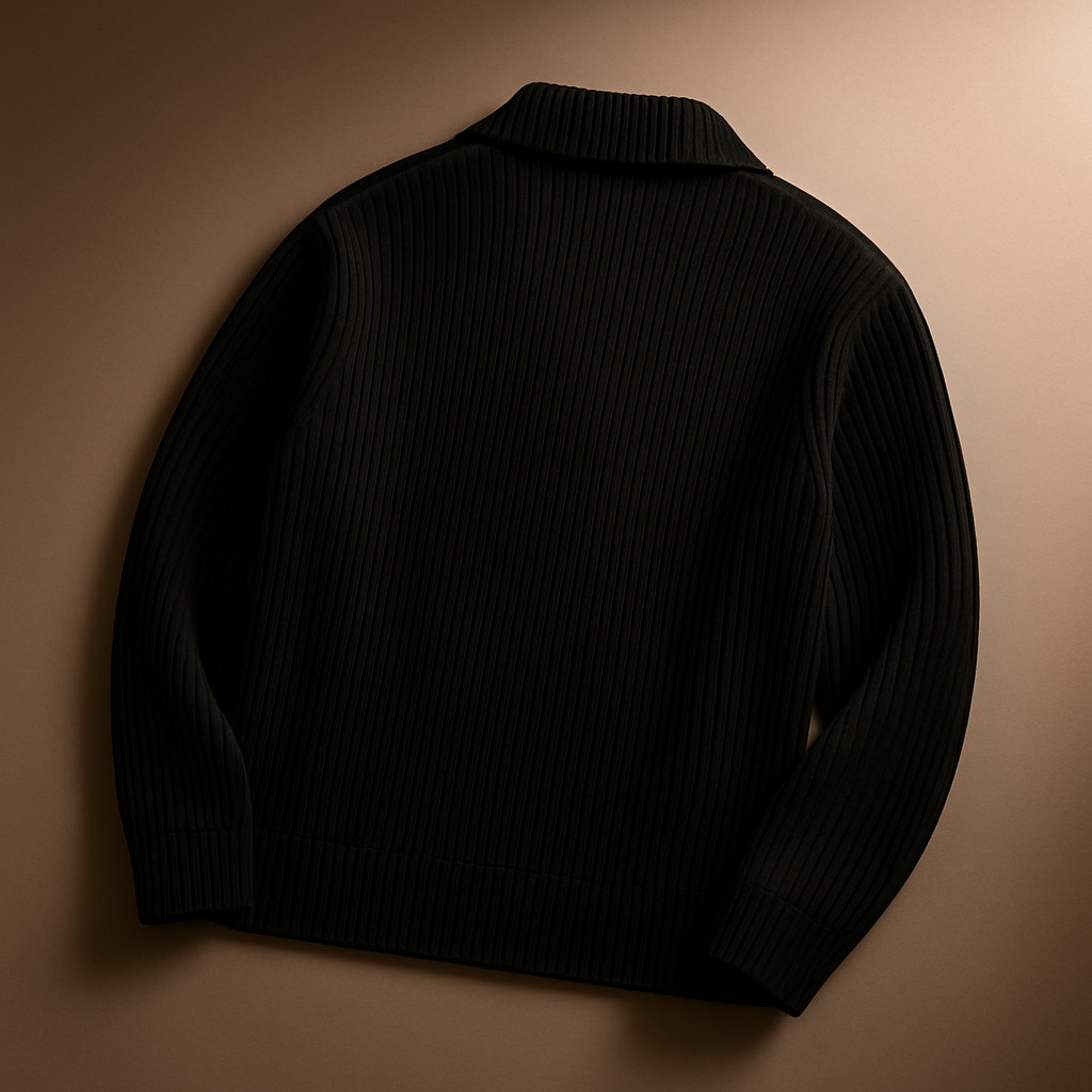 Men's Wool Button-Up Sweater with Pockets | Arden — Hopeforwho (view 7)