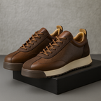 Savoni Leather Sneakers — Hopeforwho