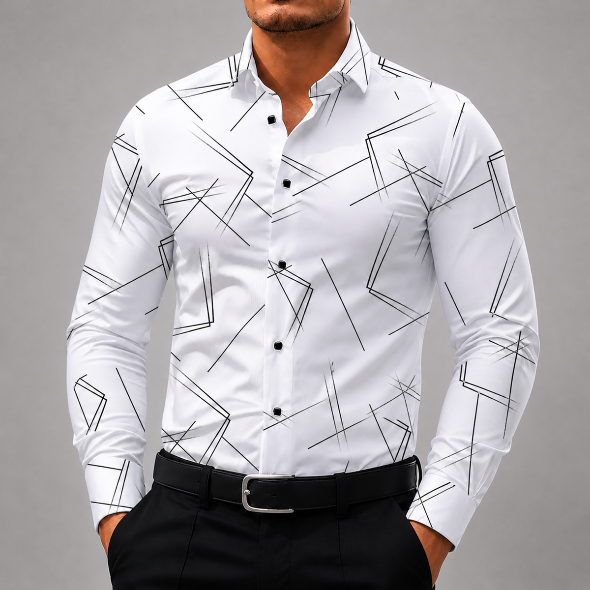 Arden Button-Up Silk Shirt — Hopeforwho (view 5)