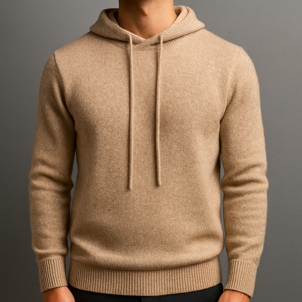 Men's Cashmere Drawstring Hoodie | Savoni — Hopeforwho