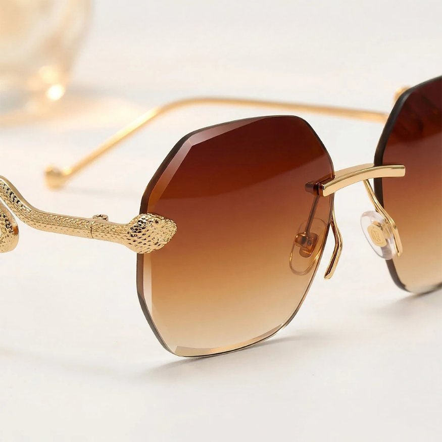 Antibes Snake-Temple Sunglasses — Hopeforwho (view 5)