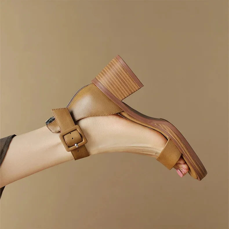 Lauder Strap Heels — Hopeforwho (view 7)