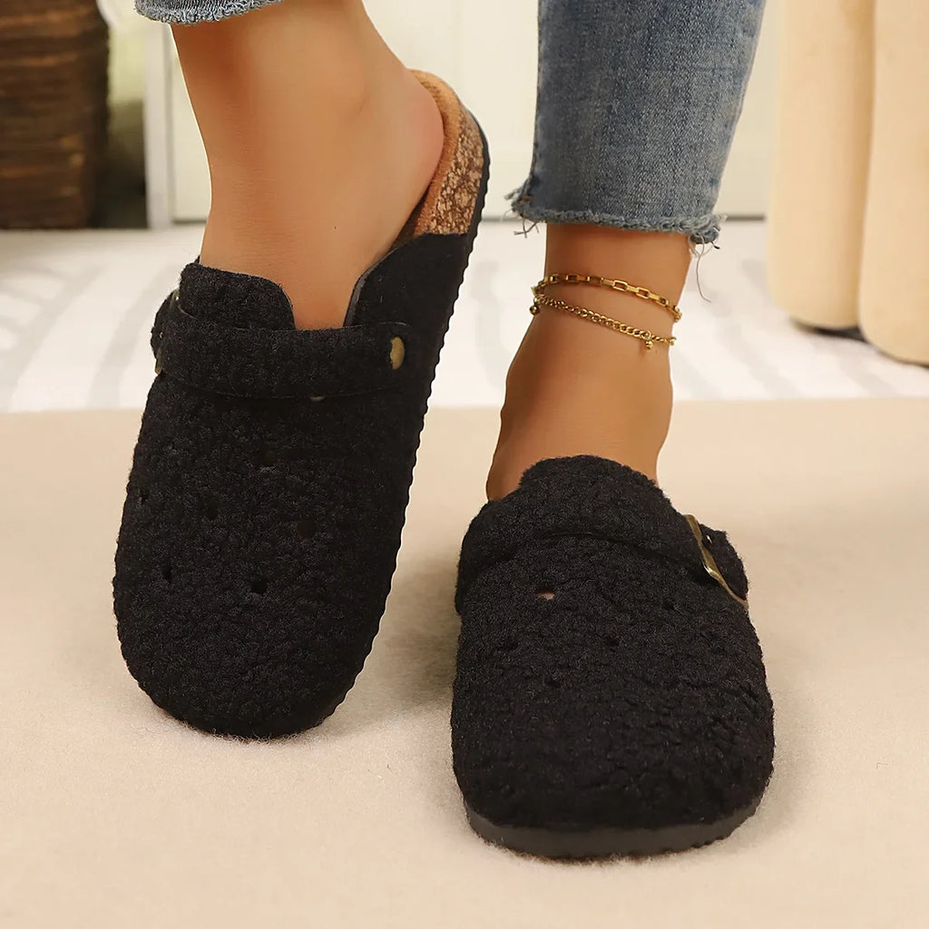 Solace Fleece Clogs — Hopeforwho (view 8)