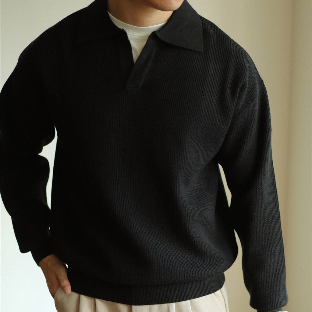 Ellis Knit Polo — Hopeforwho (view 10)