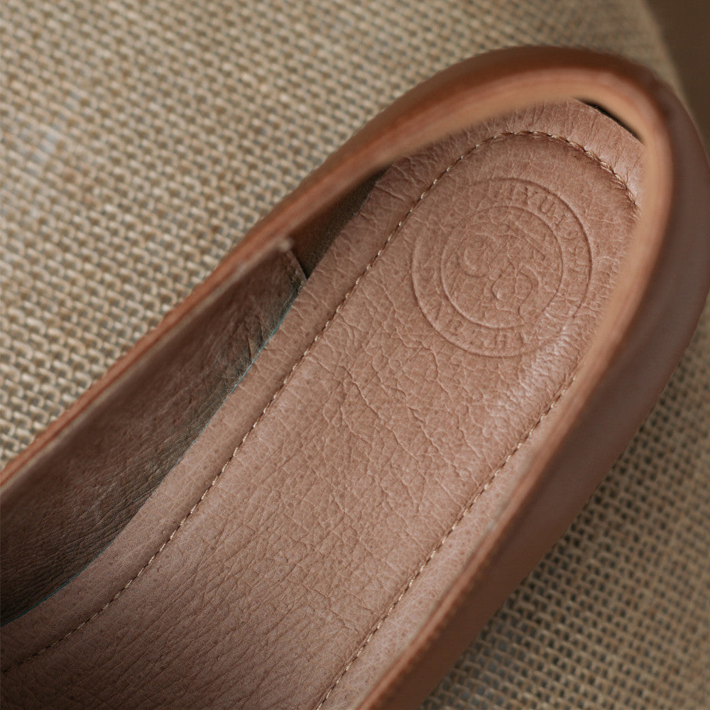 Aveline Genuine Leather Heels — Hopeforwho (view 7)