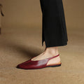 Juliet Genuine Leather Flats — Hopeforwho