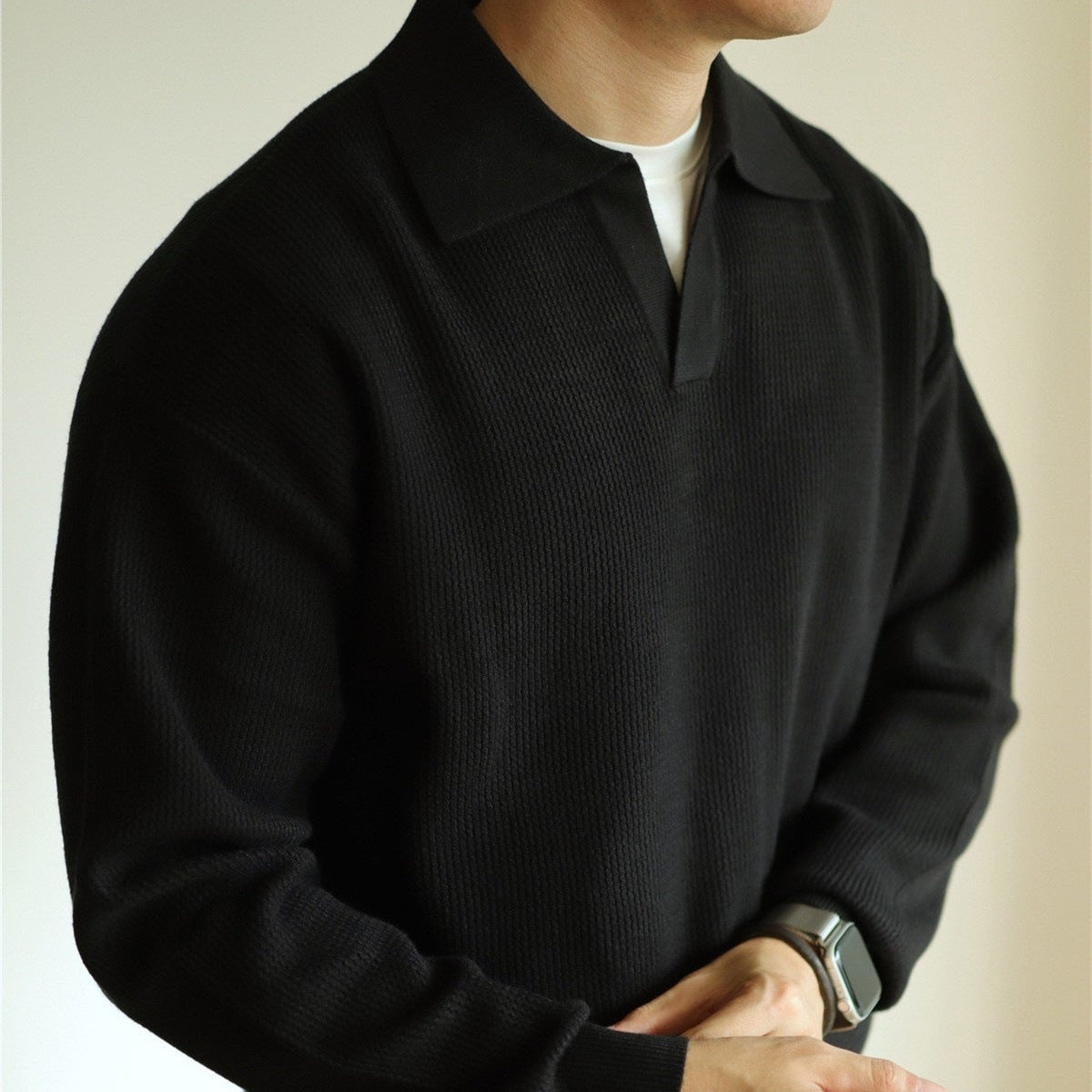 Ellis Knit Polo — Hopeforwho (view 11)