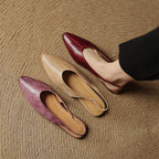 Juliet Genuine Leather Flats