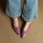 Juliet Genuine Leather Flats — Hopeforwho (view 8)