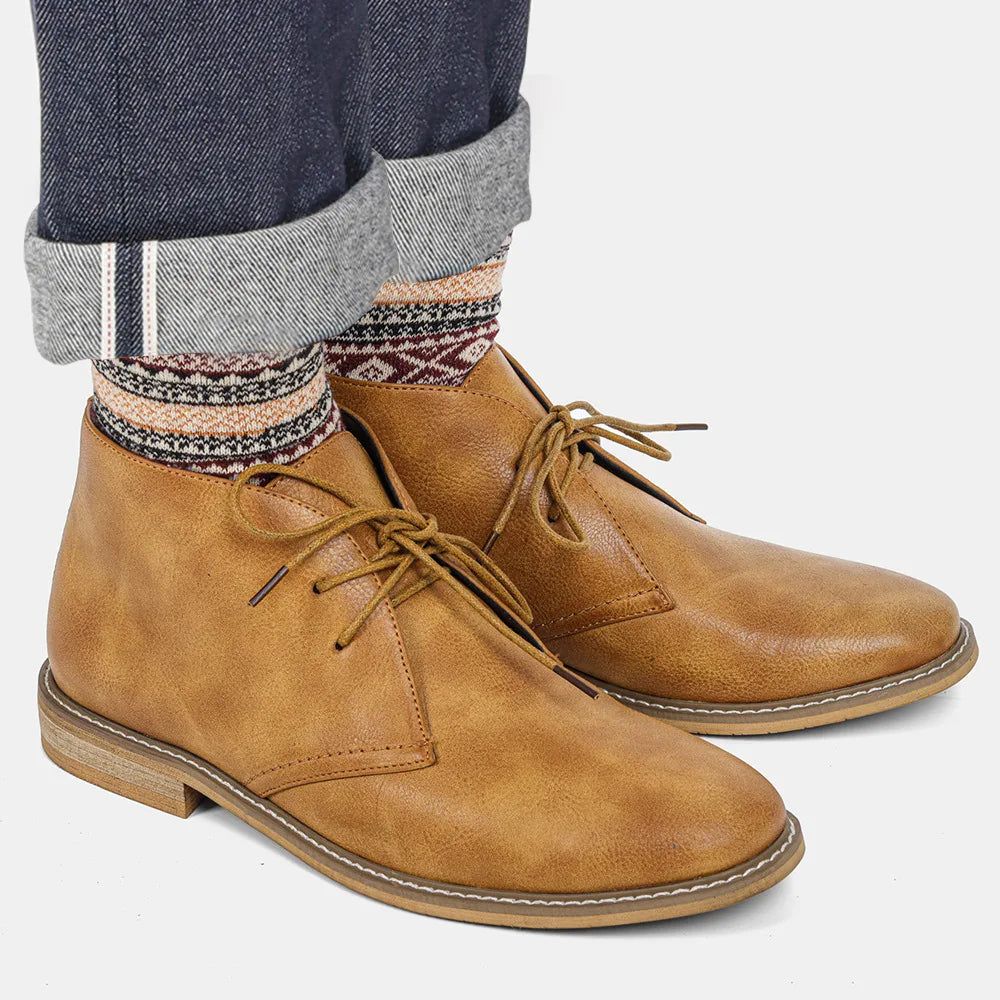 Pembroke Leather Chukka Boots — Hopeforwho (view 9)