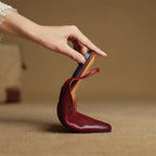 Juliet Genuine Leather Flats — Hopeforwho (view 4)