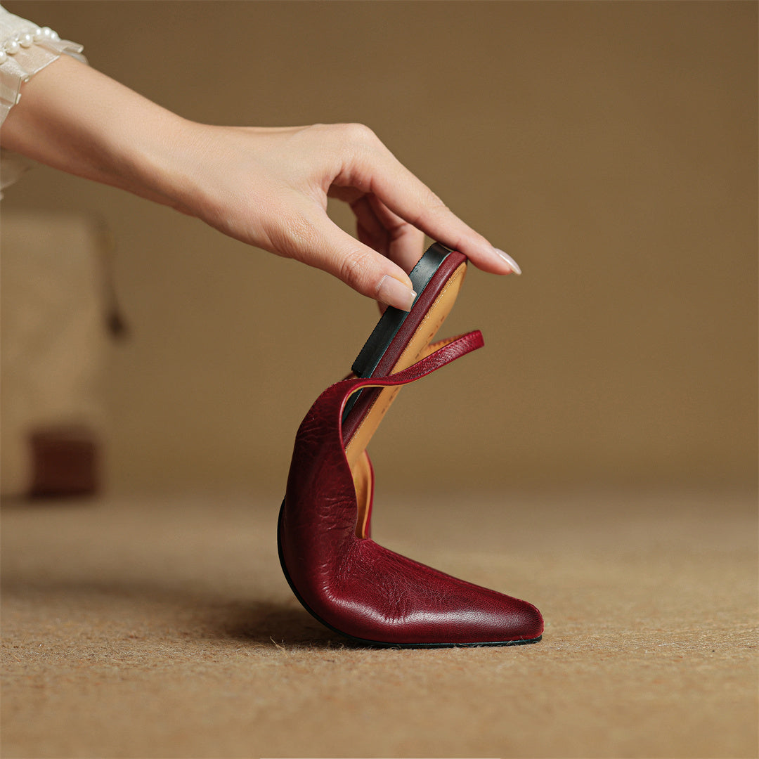 Juliet Genuine Leather Flats — Hopeforwho (view 4)