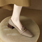 Aveline Genuine Leather Heels — Hopeforwho (view 9)