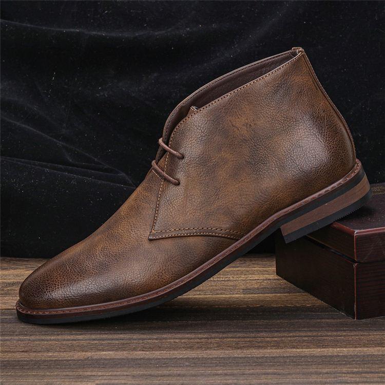 Pembroke Leather Chukka Boots — Hopeforwho (view 12)