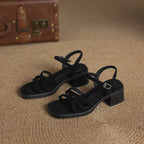 Delainey Leather Sandals — Hopeforwho (view 11)