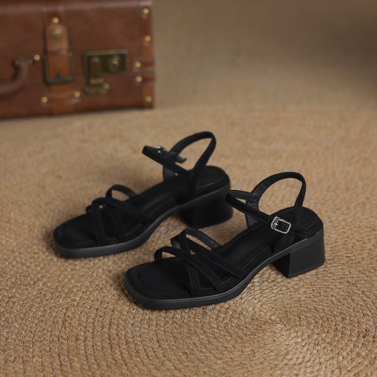 Delainey Leather Sandals — Hopeforwho (view 11)