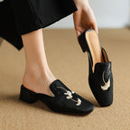 Florina Velvet Mules — Hopeforwho (view 5)