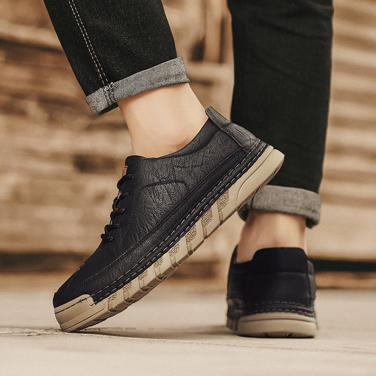 Frontier Leather Sneakers — Hopeforwho (view 10)