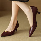 Mary Ann Leather Heels — Hopeforwho (view 3)
