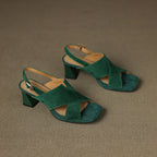 Nora Suede Heels — Hopeforwho (view 8)