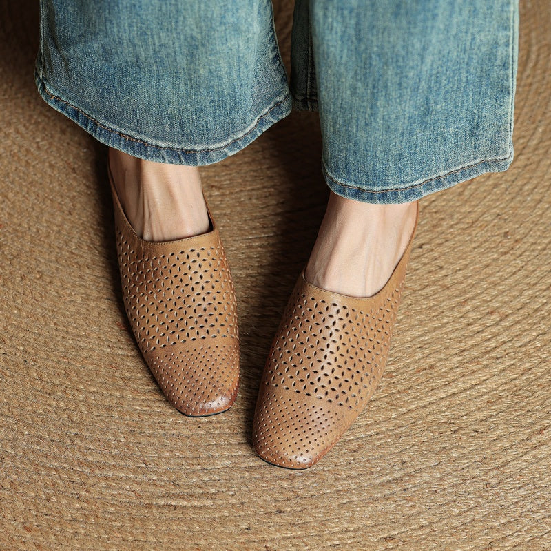 Maris Leather Mules — Hopeforwho (view 3)