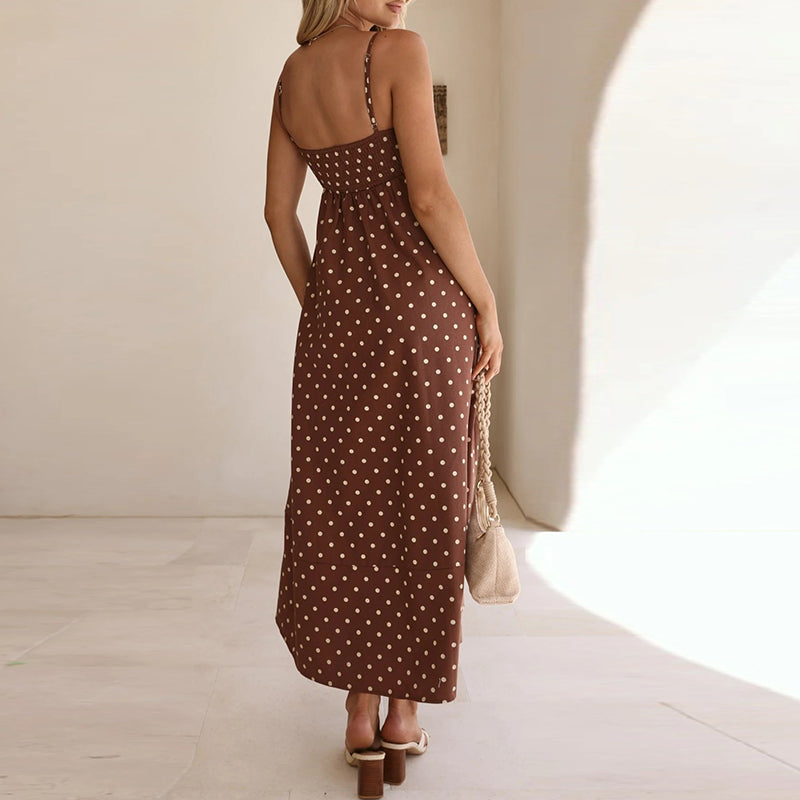 Amalfi Polka Dot Dress — Hopeforwho (view 3)