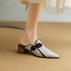 Lotus Suede Heels — Hopeforwho (view 11)
