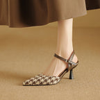 Milas Leather Heels — Hopeforwho (view 6)