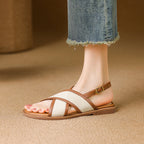 Solenza Leather Sandals — Hopeforwho (view 2)