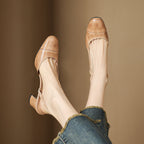 Viviana Leather Heels — Hopeforwho (view 4)