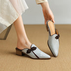 Lotus Suede Heels — Hopeforwho (view 9)